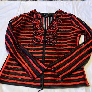 Becky & Bobby sheer blouse size S